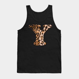 Letter Y leopard print Tank Top